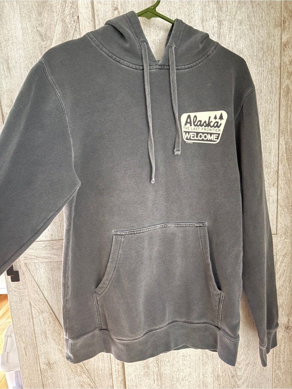 Alaska The Last Frontier 1959 Graphic Hoodie | Men’s Small